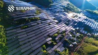 Photo shows panoramic view of Seraphim's solar PV project in southwest China's Yunnan Province. (Provided by Seraphim) (PRNewsfoto/Xinhua Silk Road)