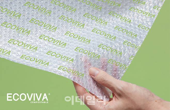 동성케미컬의 컴포스터블 포장재 브랜드 에코비바(ECOVIVA®) 에어캡