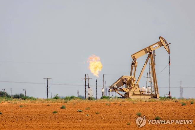 미국 석유채굴기 [AFP 연합뉴스 자료사진.재판매 및 DB 금지]