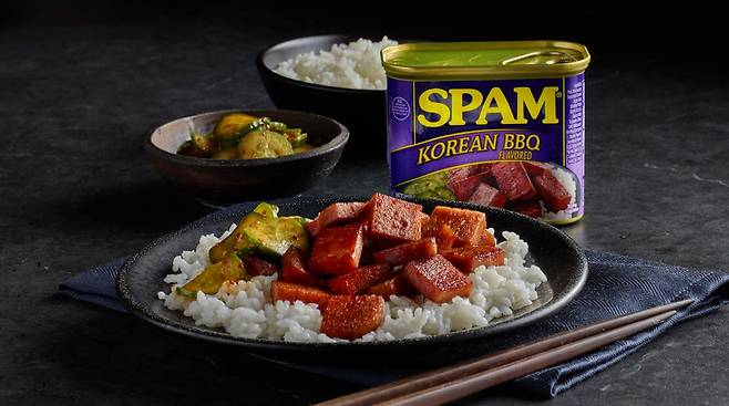 7월 출시돼 월마트에서 판매하는 한국바비큐스팸/Hormel Foods. SPAM®