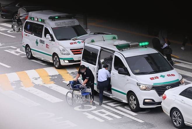 13일 오전 서울 시내 한 대학병원 . / 사진=연합뉴스