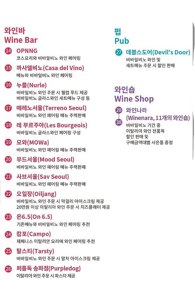 비바 일 비노 참여 업장.&nbsp;