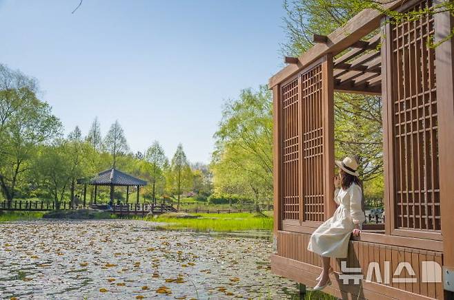 [전주=뉴시스] 김민수 기자= 한국도로공사 전주수목원. *재판매 및 DB 금지