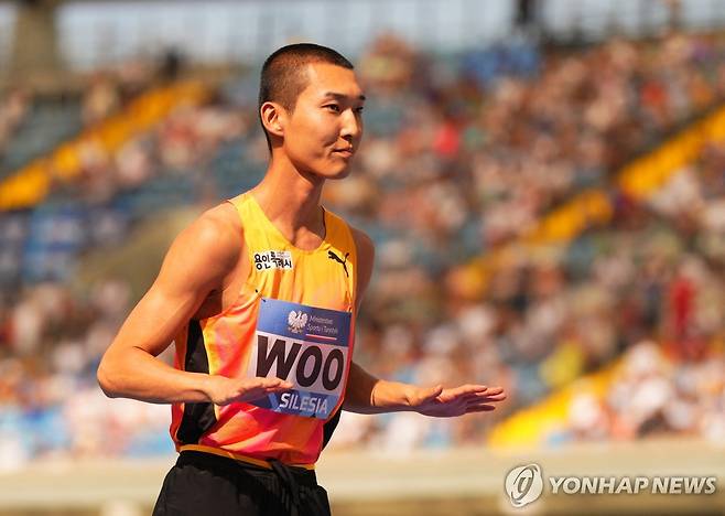 남자 높이뛰기 우상혁 [로이터=연합뉴스 자료사진]