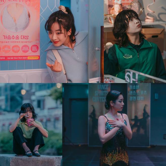 ‘브래지어 끈이 내려갔다’ 촬영 스틸컷 (제공: &nbsp;CJ ENM 드라마 프로젝트 ‘O’PENing 2024’)