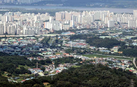 경기 하남시 교산지구 일대 모습. 2020.09.08. 연합뉴스