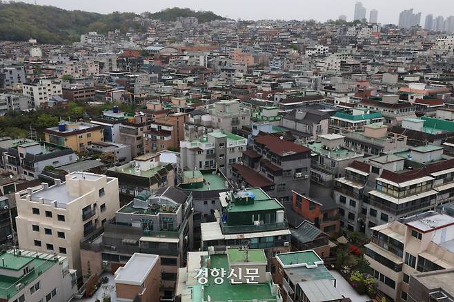 전세사기 피해자들이 다수 발생한 서울 강서구 빌라 밀집 지역의 모습. 한수빈 기자