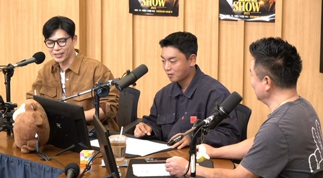 왼쪽부터 지승현, 곽범, 김태균(사진=SBS 파워FM ‘두시탈출 컬투쇼’)