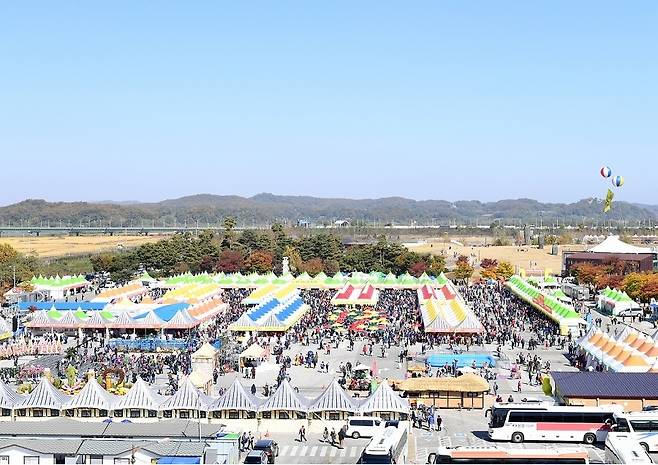 파주장단콩축제 현장./사진제공=파주시