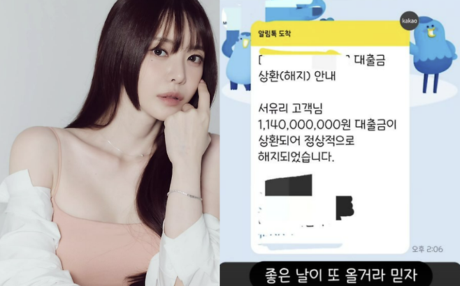 사진=서유리 SNS 캡처