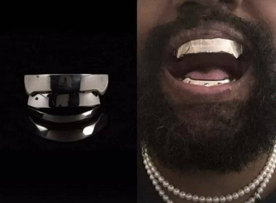 칸예 웨스트의 그릴즈. 사진 인스타그램 캡처