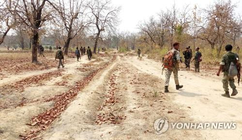 인도 중부 차티스가르주 비자루프 지역 [EPA 연합뉴스 자료사진. 재판매 및 DB 금지]