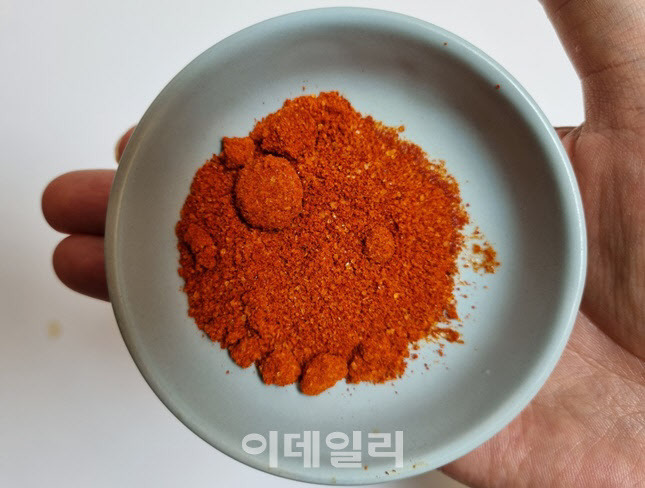 아워홈 김치 시즈닝 (사진=한전진 기자)