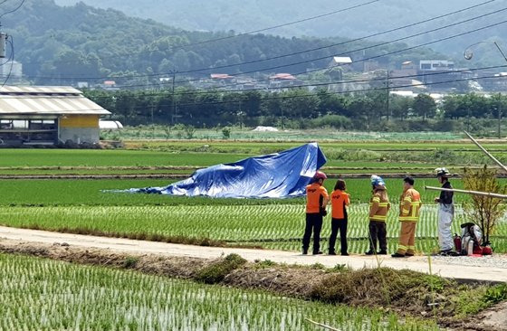 2020년 6월 8일 오전 9시 30분쯤 공군사관학교 입문훈련기 KT-100이 청주시 남일면 신송리의 논바닥에 불시착했다. 연합