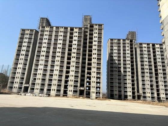 이천시 장기 공사 중단 공동주택. 사진 경기도