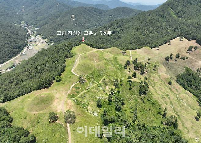 고령 지산동 고분군 5호분 전경. (사진=고령군)