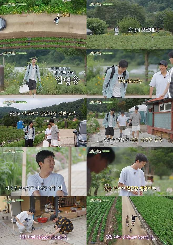 [서울=뉴시스] 임영웅이 tvN 예능물 '삼시세끼 라이트(Light)'에 출연한다. (사진=tvN '삼시세끼 라이트(Light)' 캡처) 2024.09.23. photo@newsis.com *재판매 및 DB 금지