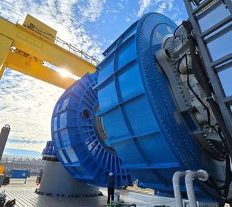 해상 전용 10㎿급 발전기.  유니슨