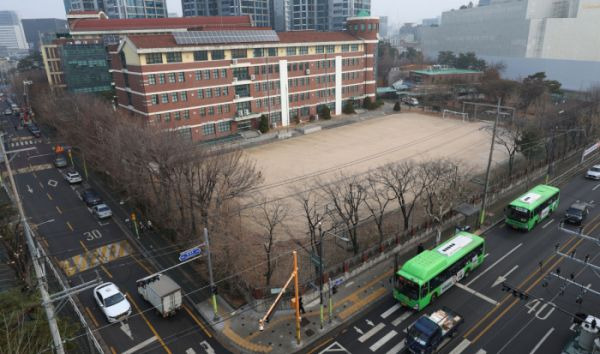 학령인구 감소로 폐교가 결정된 서울 성동구 성수공업고등학교 모습.ⓒ뉴시스