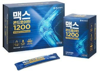 콘드로이틴 1일 최대 함량을 담고 있는 ‘맥스 콘드로이틴 1200’.