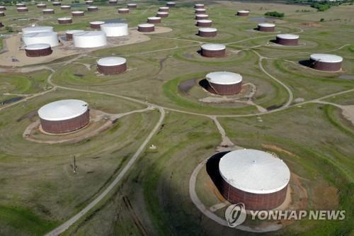 미 오클라호마주의 원유 저장시설 [AFP 연합뉴스 자료사진]