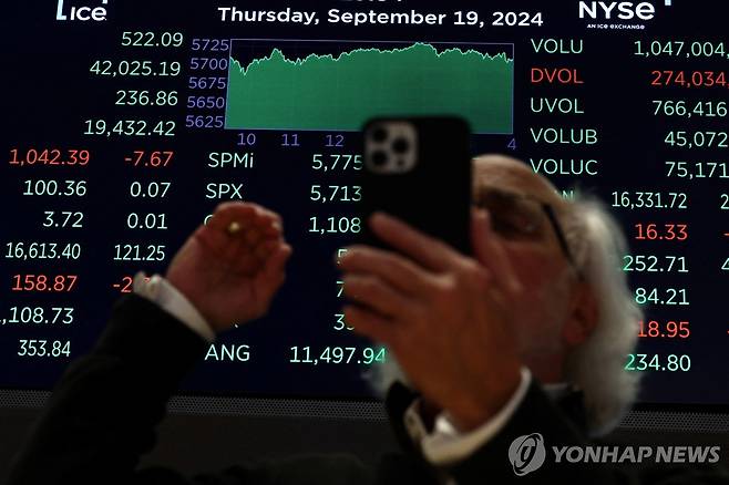 미국 뉴욕증권거래소(NYSE) [로이터 연합뉴스 자료사진.재판매 및 DB 금지]