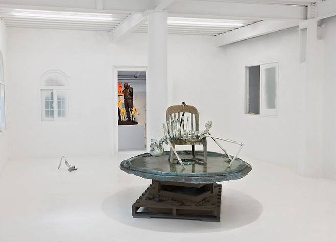 An installation view of “Feelings” at Jason Haam (Courtesy of the gallery)