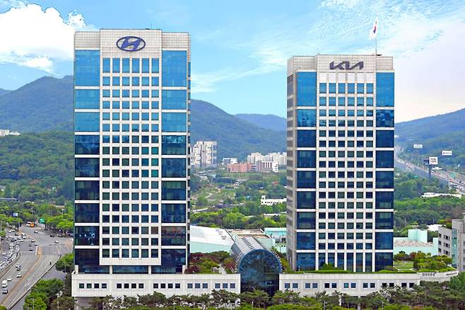 서울 양재동 현대차 기아 본사 전경