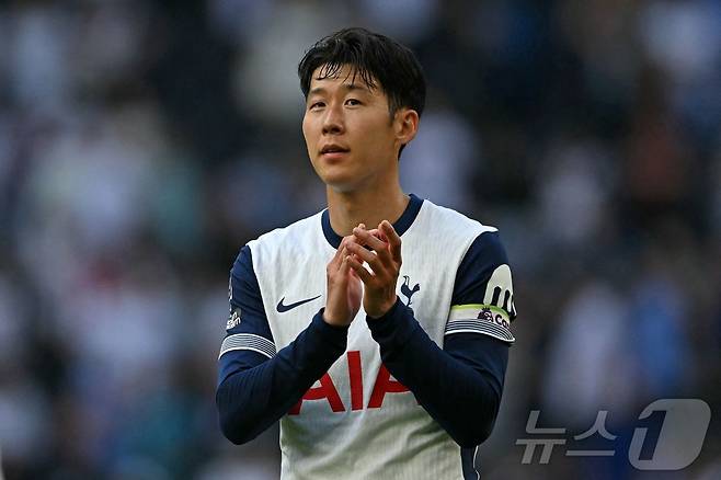 손흥민이 30일(한국시간) 열리는 2024-25 EPL 맨유-토트넘전에 결장했다. ⓒ AFP=뉴스1