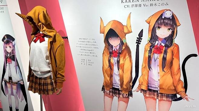 ▲ 인물 소개와 디테일한 복장 구현이 인상적