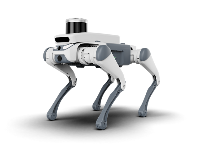모빌리오의 첨단 사족보행 로봇.