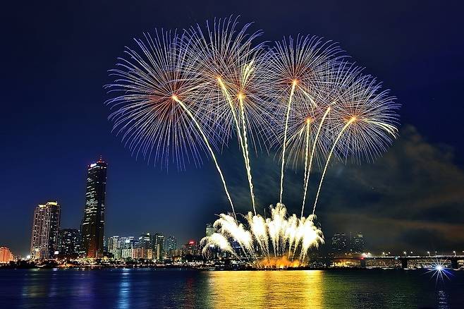 세계불꽃축제 사진 한화그룹