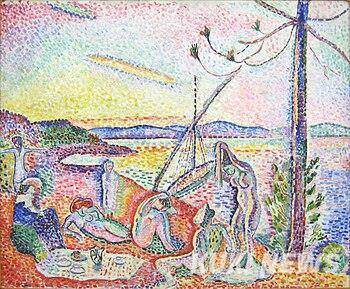 앙리 마티스, 사치, 평온, 쾌락(Luxe, Calme et Volupté), 1904, 캔버스에 오일, 98.5x118.5cm, 퐁피두 센터, 파리