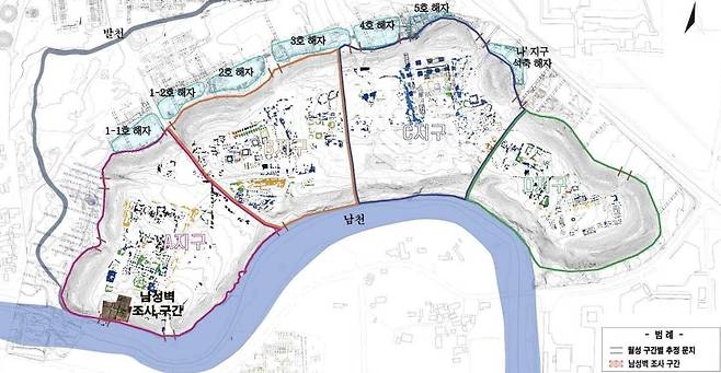 경주 월성 발굴 조사 구간  [국립경주문화유산연구소 제공. 재판매 및 DB 금지]