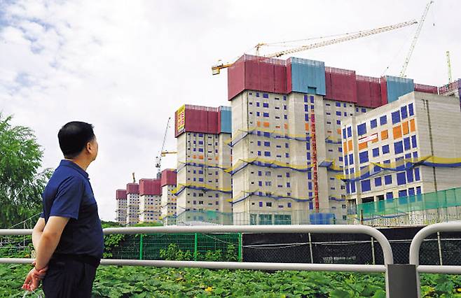 서울 강동구 올림픽파크포레온(둔촌주공 재건축) 공사 현장 임세준 기자