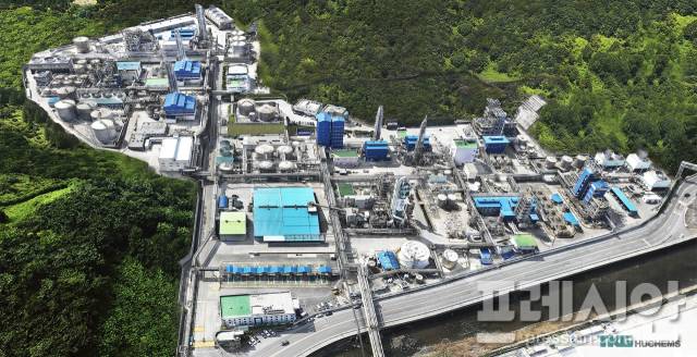 ▲TKG휴켐스 여수공장 전경ⓒTKG휴켐스