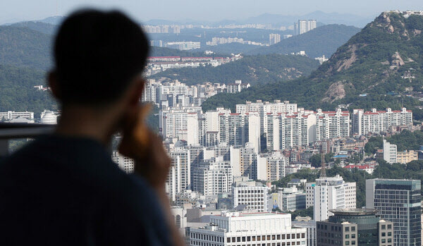 서울 남산에서 바라본 서울 아파트 단지 (사진=뉴시스)