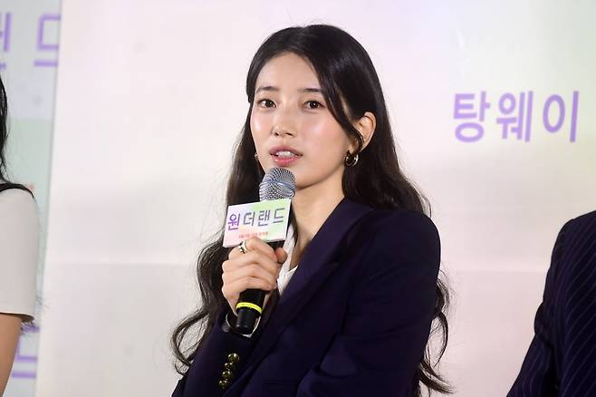 배우 수지. 소속사 '매니지먼트 숲'이 주식회사 숲(옛 아프리카TV)에 상표권 침해금지 가처분 신청을 냈으나 기각됐다./사진= 변성현 한경닷컴 기자 byun84@hankyung.com