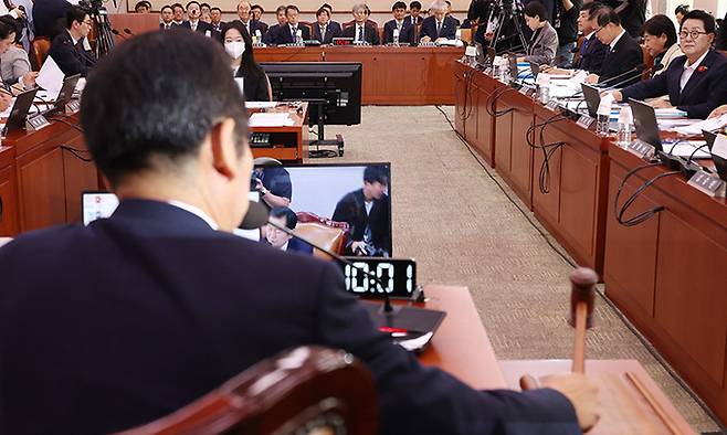 7일 국회에서 법제사법위원회의 대법원 등에 대한 국정감사가 열리고 있다. 연합뉴스