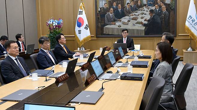 이창용 총재, 한국은행 금융통화위원회 주재 2024.8.22 [사진공동취재단]