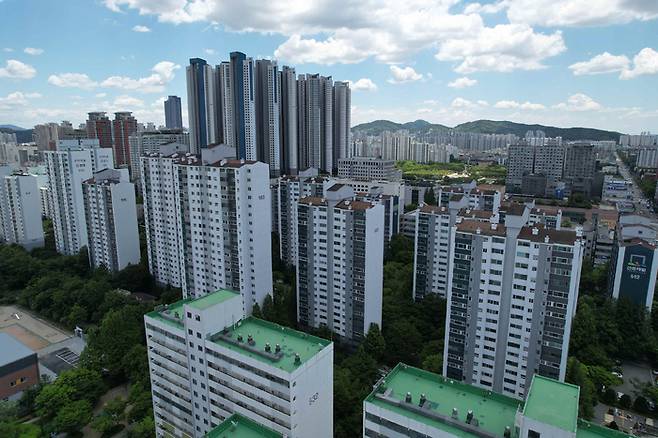 경기도의 한 아파트 밀집지 전경. 매경DB