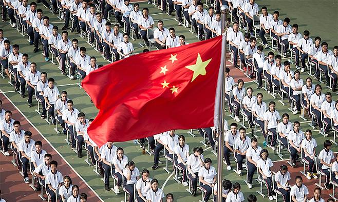 중국의 초등학생들. EPA연합뉴스