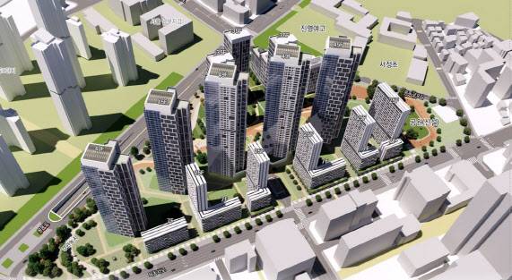 목동8단지 재건축 정비계획안 조감도.(사진=양천구)