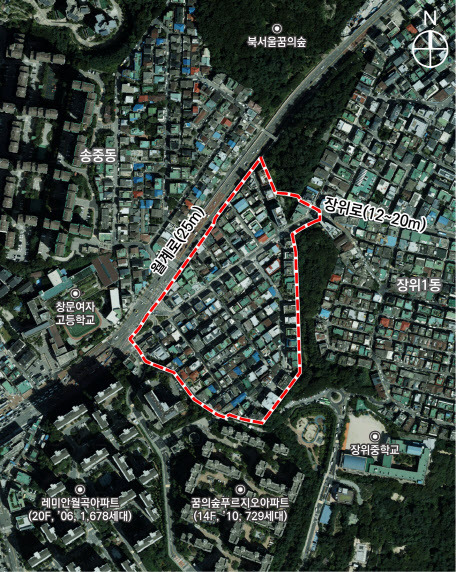장위12구역 위치도.(사진=성북구)