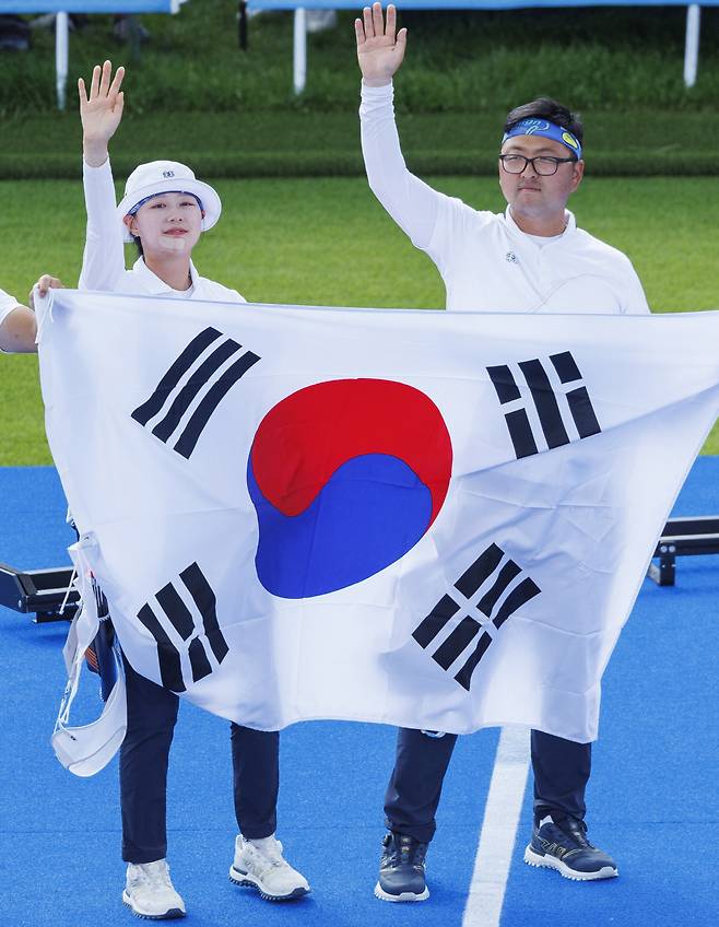 김우진·임시현, 2024 파리올림픽 대한민국 선수단 MVP<저작권자(c) 연합뉴스, 무단 전재-재배포, AI 학습 및 활용 금지>