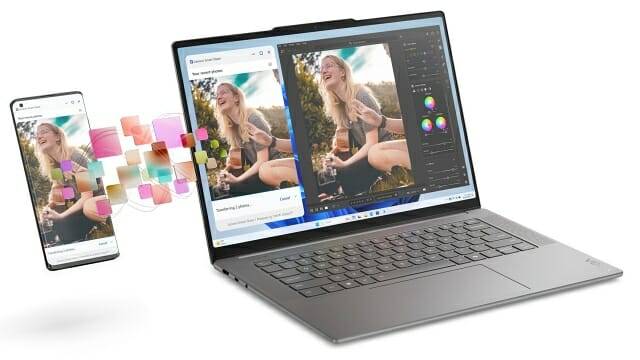 요가 슬림 7i 아우라 에디션. (사진=레노버)