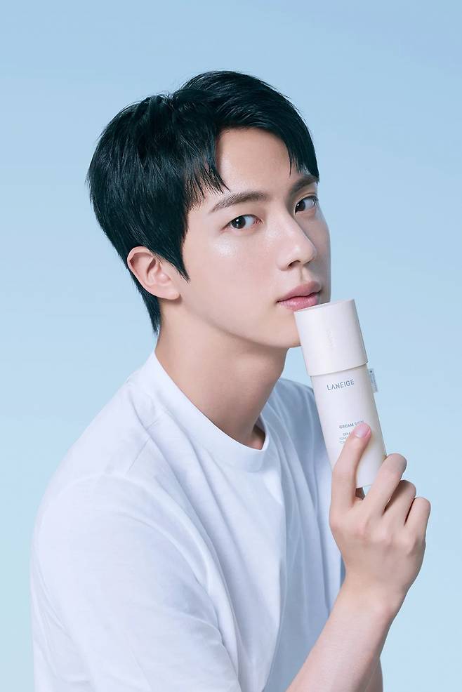 방탄소년단 진, 역시 '美의 남신'! 라네즈 크림스킨, 올리브영 주간랭킹 1위→美 7일간 베스트셀러 '글로벌 품절'
