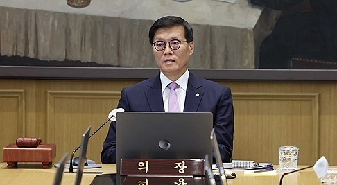 금통위 주재하는 이창용 총재. / 사진=연합뉴스