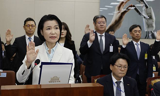 이진숙 방송통신위원회 위원장. 뉴스1