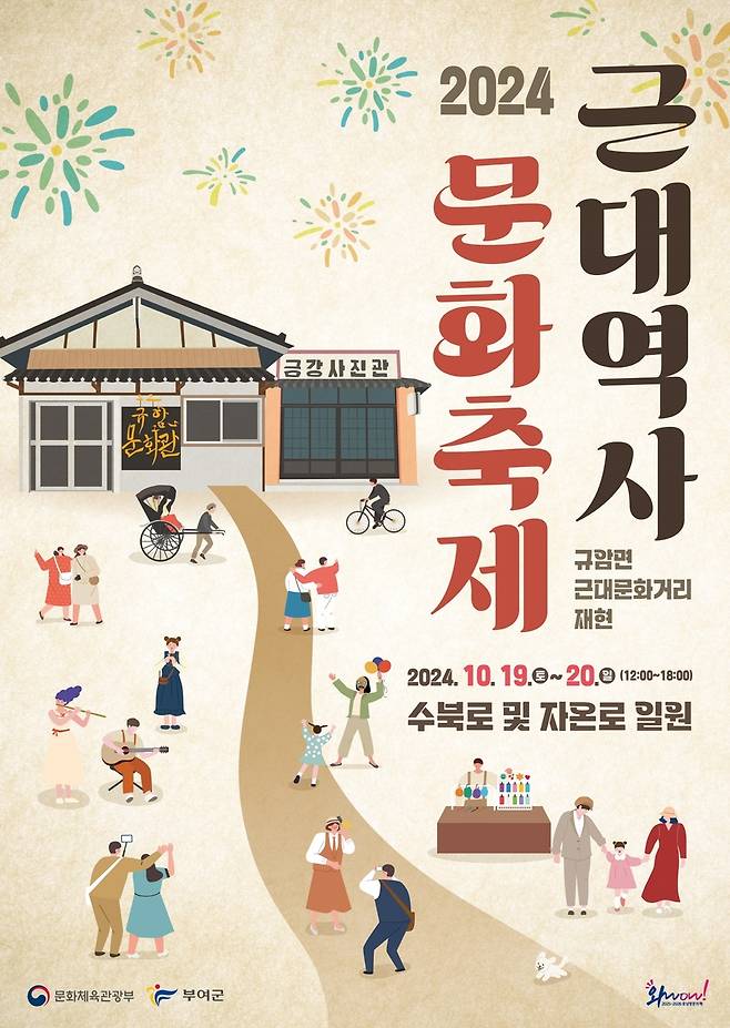 근대역사문화축제 포스터 [충남 부여군 제공. 재판매 및 DB 금지]